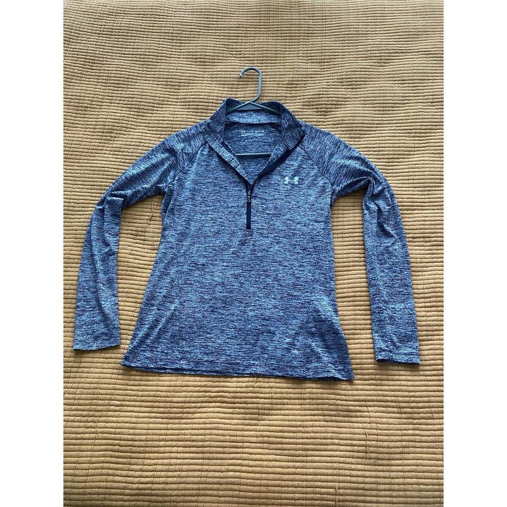 Under Armour Women's Gray Quarter Zip Pullover Size Small‎ S